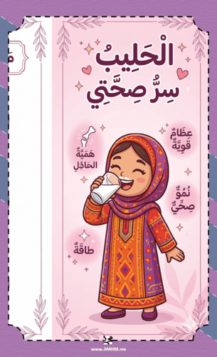 مطوية الحليب" – رفيقة صغيراتنا نحو نمو صحي وبشرة م...