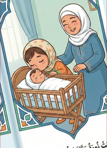 مطوية "ضيف جديد" – احتفالٌ بالقيم والمشاعر الجميلة