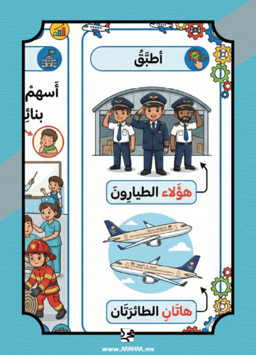 مطوية "مهنة المستقبل" التفاعلية – درس أححب أن أكون...