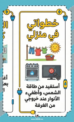 ⚡ مطوية "الكهرباء.. نعمة فحافظ عليها".. كن شريكاً...