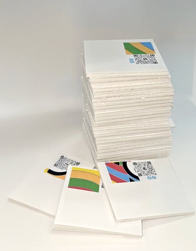 و قل ربي زدني علما - لوحة مقطة مربعات