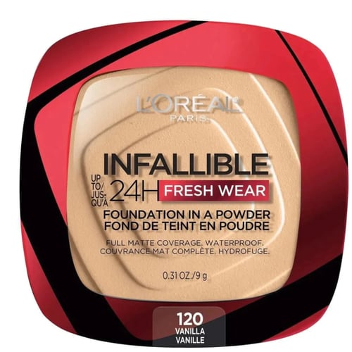 بودرة أساس إنفاليبل 24 ساعة من لوريال تغطية كاملة...