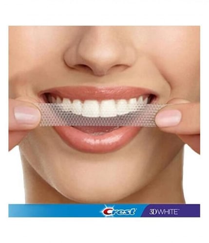 لصقات بروفيشنال افكت لتبييض الاسنان من كرست ثري دي...