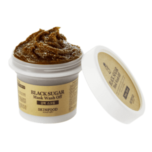 قناع الوجه بالسكر الأسود من سكن فود - 100غ