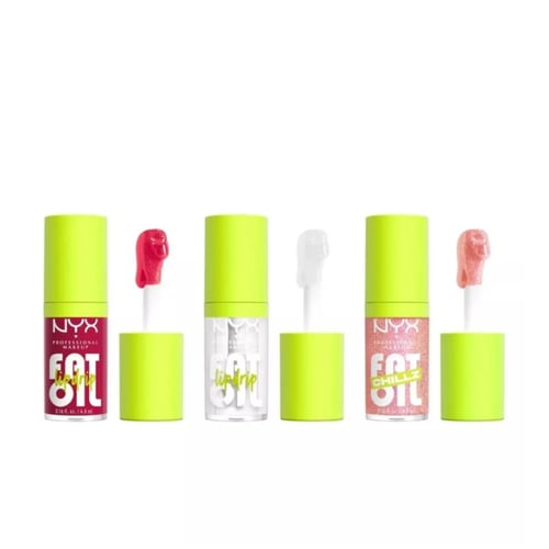 مجموعة قلوس ملمع شفاه فات أويل دريب من نيكس - 3 قط...