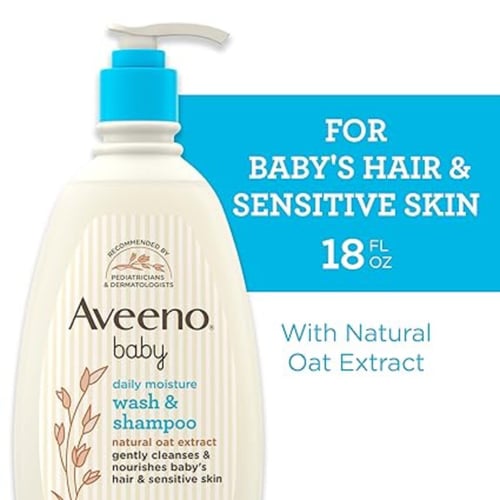 افينو بيبي شامبو وغسول مرطب يومي للاطفال( 532 مل)