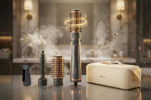 فرشاة اوكيما الدوارة الاحترافية ok-2120 بتقنية الا...