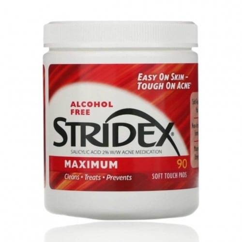 مسحات قطنيه لعلاج حب الشباب من ستريدكس - 90 قطعة ق...