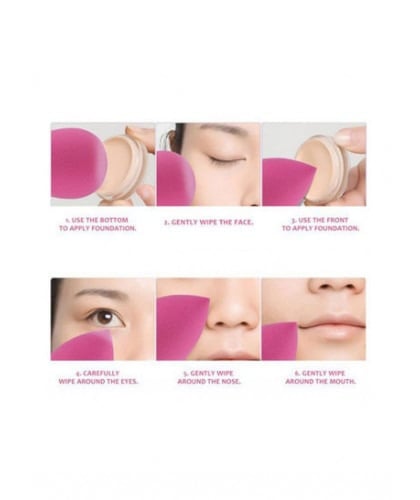 اسفنجة مكياج بف فيشال باودر زهري من كي اس دي