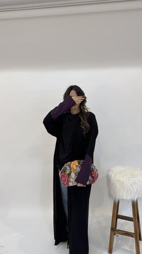 عباية الهبة لون موف