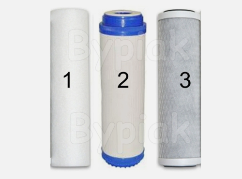 Three-stage water filters