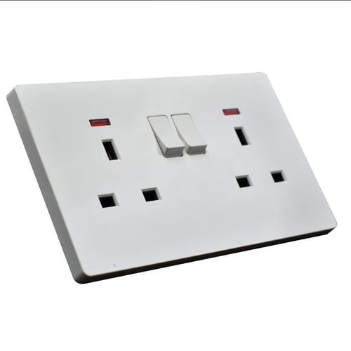 Three-phase fuse, white color, national industry