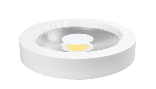 Spotlight transparent shower 20 cm white