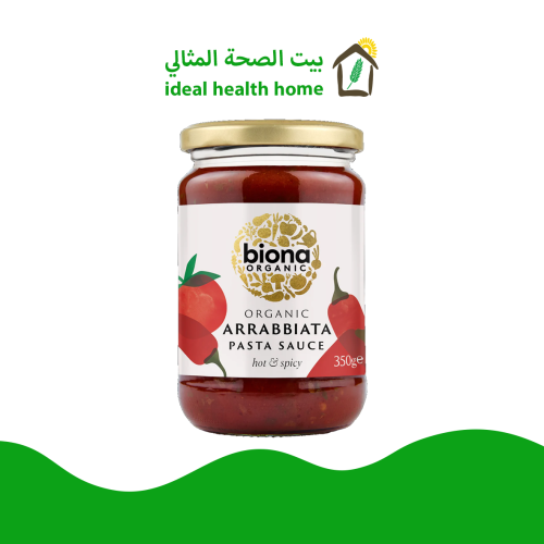 صلصة باستا حارة بالتوابل عضوية 350جم biona
