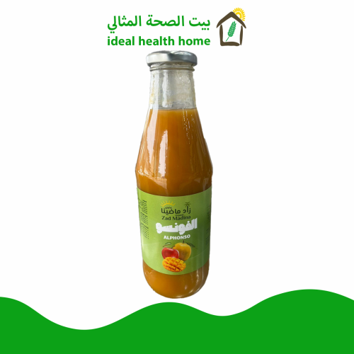 عصير ألفونسو مانجو وتفاح عضوي 750مل