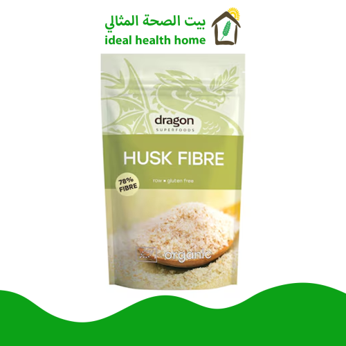 نخالة بذر القطونة عضوي 150جم dragon