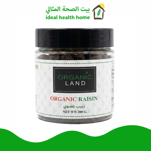 زبيب عضوي 200جم ORGANIC LAND