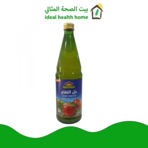 خل التفاح العضوي مع أم الخل 750مل