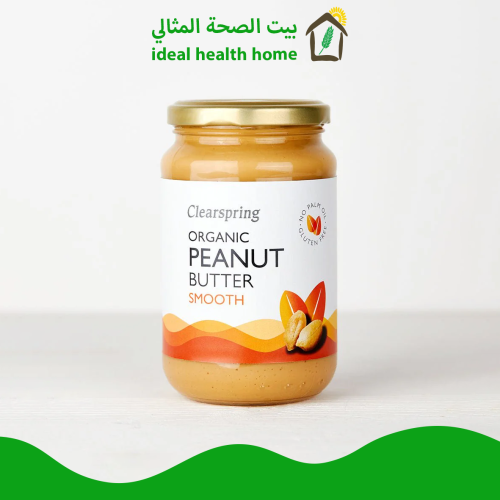 زبدة الفول السوداني الناعمة العضوية 350جم Clearspr...