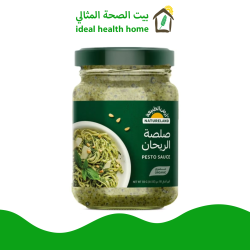 صلصة الريحان العضوية 130جم