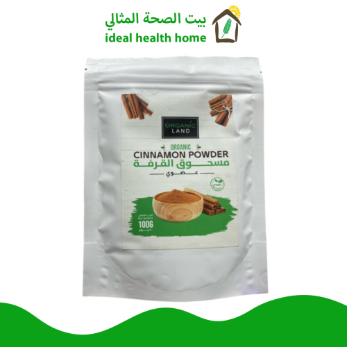مسحوق القرفة العضوية 100جم ORGANICLAND