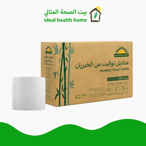 مناديل تواليت من الخيزران البكر بدون مواد ضارة خال...