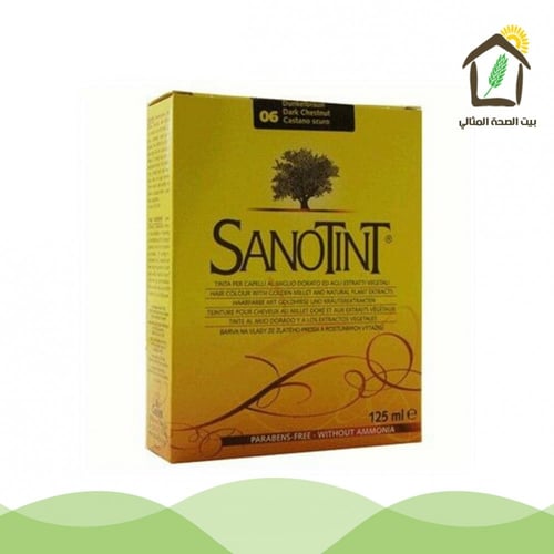 صبغة شعر كستنائي غامق طبيعي خالي من الأمونيا والبا...