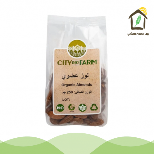لوز عضوي 250جم