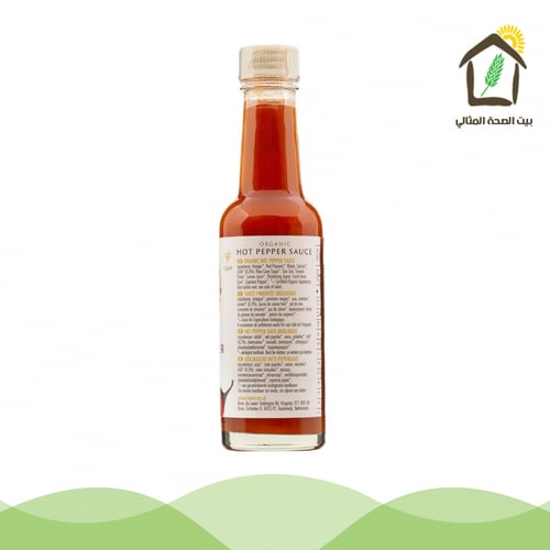 شطة فلفل حار عضوي خالي من الجلوتين 140مل