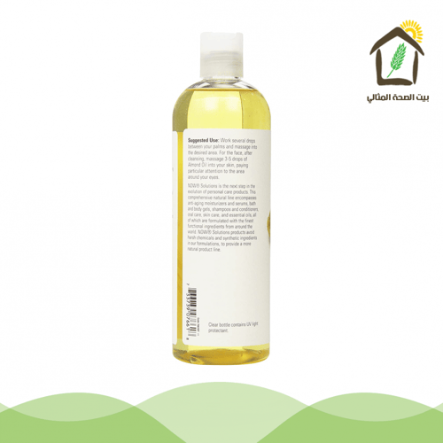 زيت اللوز الحلو يغذي البشرة مرطب نقي 100% 473مل