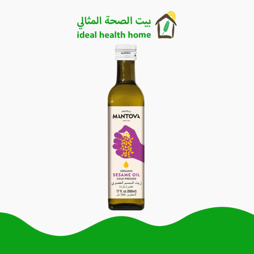 زيت السمسم العضوي عصرة باردة 500 مل