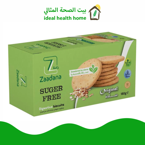 دايجستيف بسكويت شوفان سادة خالي من السكر 180جم زاد...