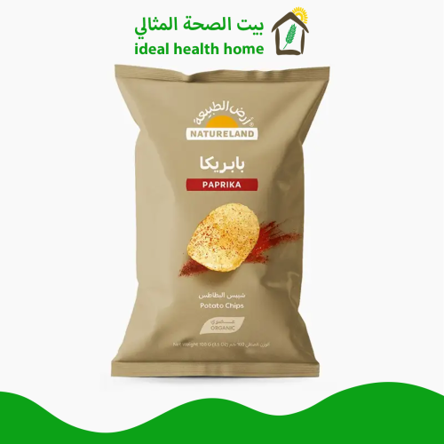 شيبس البطاطس بالبابريكا عضوي 100جم