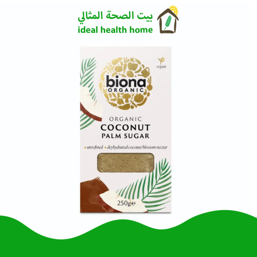 سكر جوز الهند العضوي 250جم biona