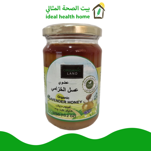 عسل الخزامى العضوي 375جم ORGANIC LAND