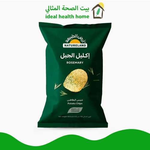 شيبس البطاطس بإكليل الجبل عضوي 100جم