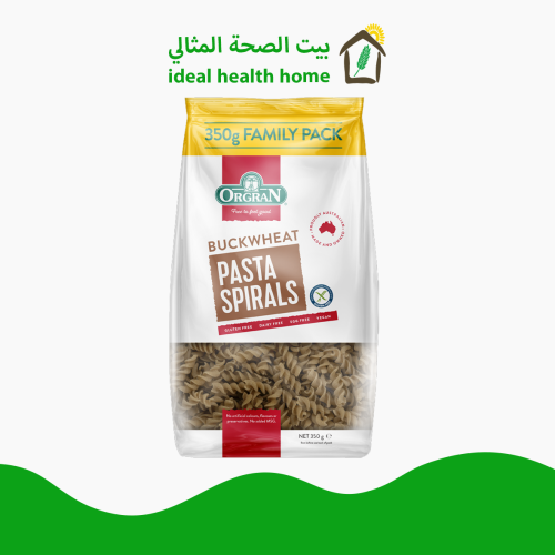 معكرونة الحنطة السوداء الحلزونية خالي من الجلوتين...