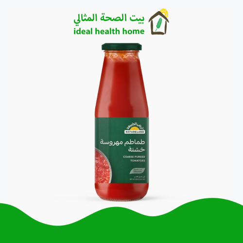 طماطم مهروسة خشنة عضوية 690جم
