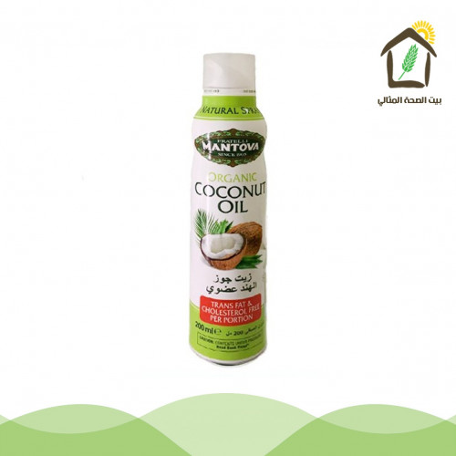 زيت جوز الهند عضوي 200مل MANTOVA