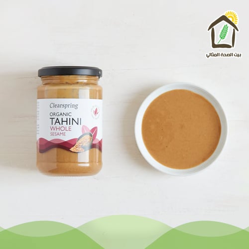 طحينة السمسم الكامل العضوية 280جم Clearspring