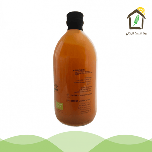 خل التفاح العضوي بالقرفة و الكركم مع أم الخل غير م...