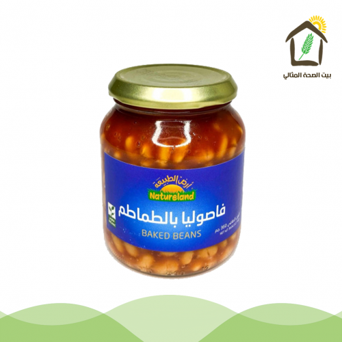 فاصوليا بالطماطم عضوي 360جم