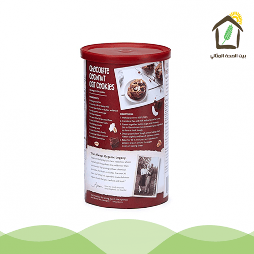 رقائق شوفان عضوي خالي من الجلوتين 510جم