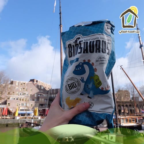 سناك الذرة العضوي المحمص مع ملح بحري 50جم