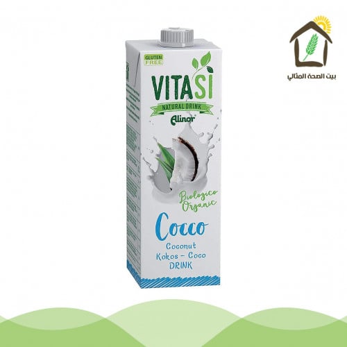 حليب جوز الهند عضوي سادة خالي من الجلوتين 1لتر