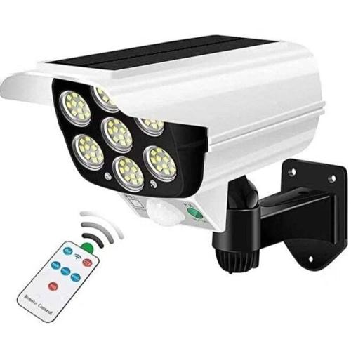 Wireless waterproof solar-powered flashlight with a safe remote control