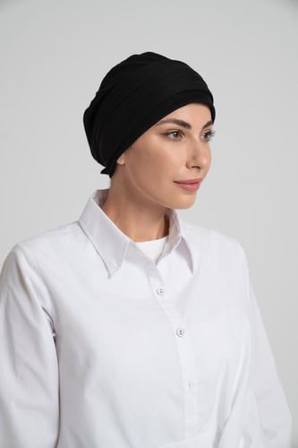 توربان شتوي قطعتان - أسود