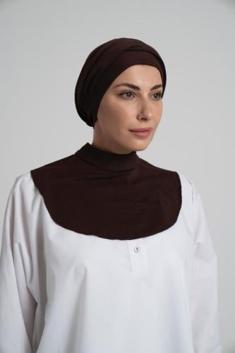 توربان مع غطاء رقبة - بني