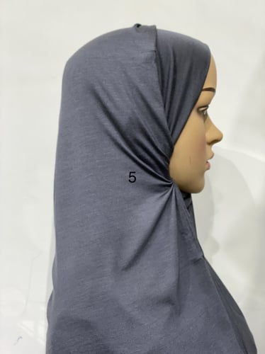 حجاب قطن مخيط 2 (عريض)