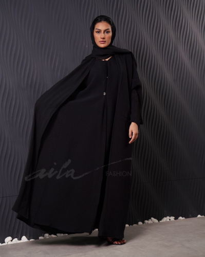عباية مع فستان متصل